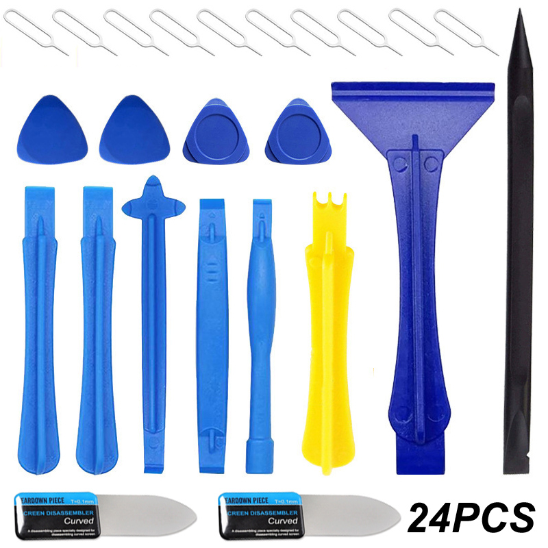 Sim Card Tool - 24PCS/Set Plastic Pry Bar Blade Curved