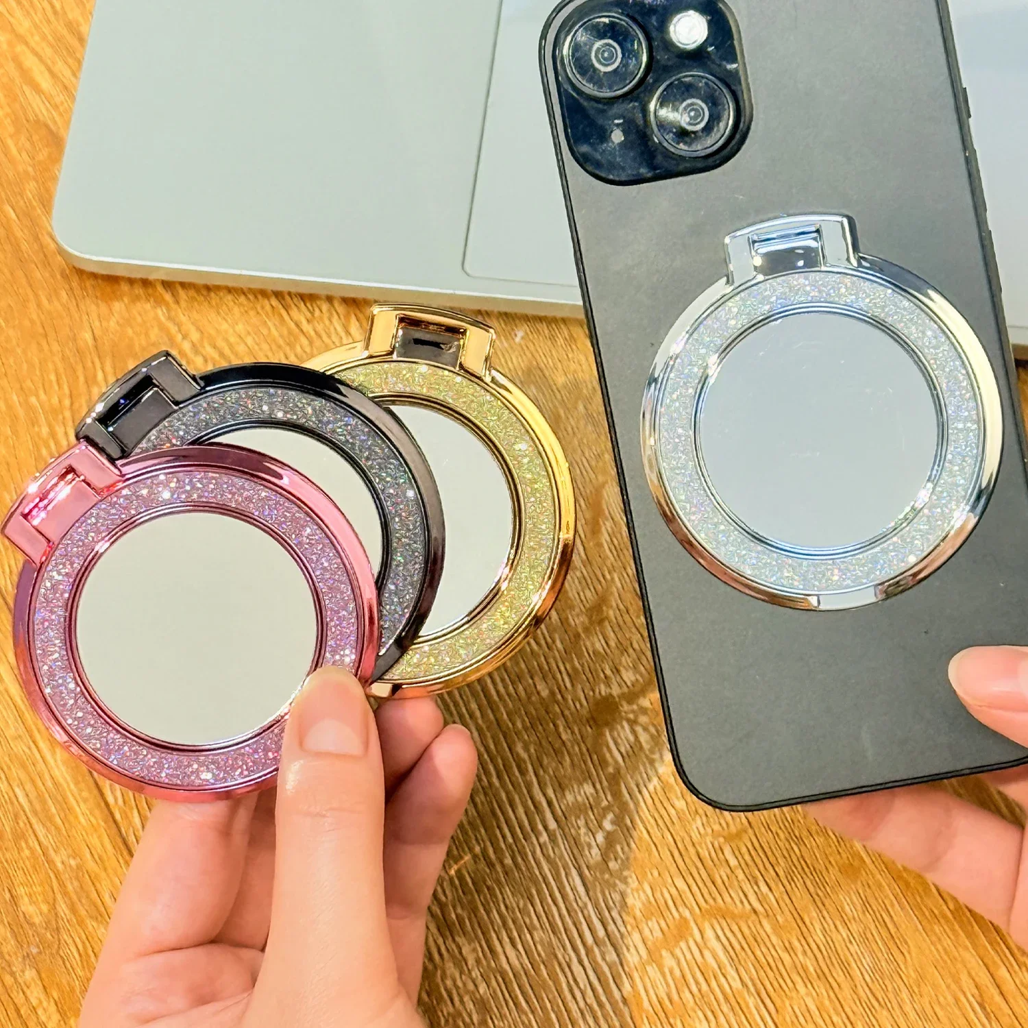 Shiny Diamond Phone Ring Holde - огляд і ціна Pop Socket Grip