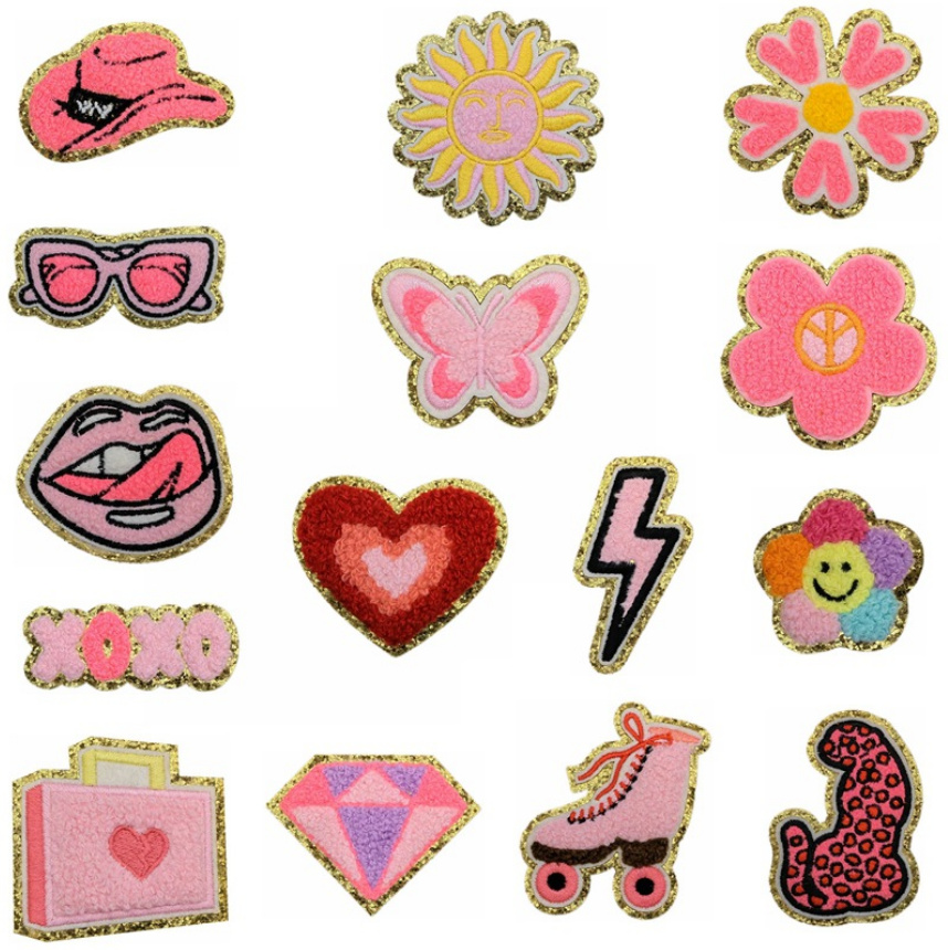 10 Pcs Flower Luggage Heart To - огляд і ціна Phone Accessories Pictures