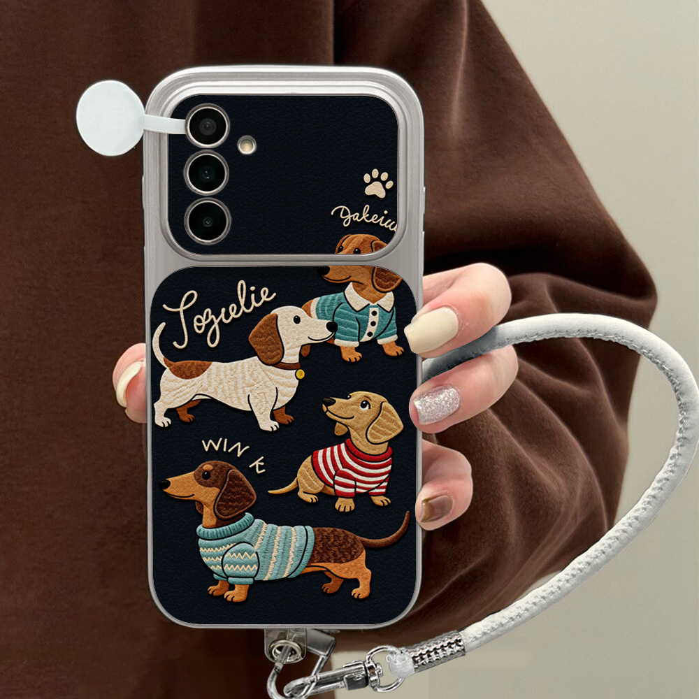 Cartoon Dachshund Phone Case F - огляд і ціна Lanyard Phone Strap