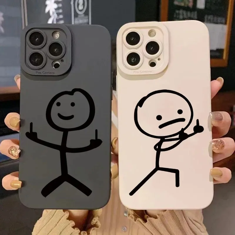 Cute Cartoon Matchman Matte Si - огляд і ціна Phone Accessories Iphone