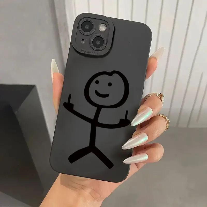 Cute Cartoon Matchman Matte Si - огляд і ціна Phone Accessories Iphone
