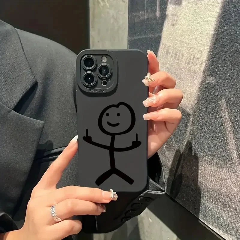 Cute Cartoon Matchman Matte Si - огляд і ціна Phone Accessories Iphone