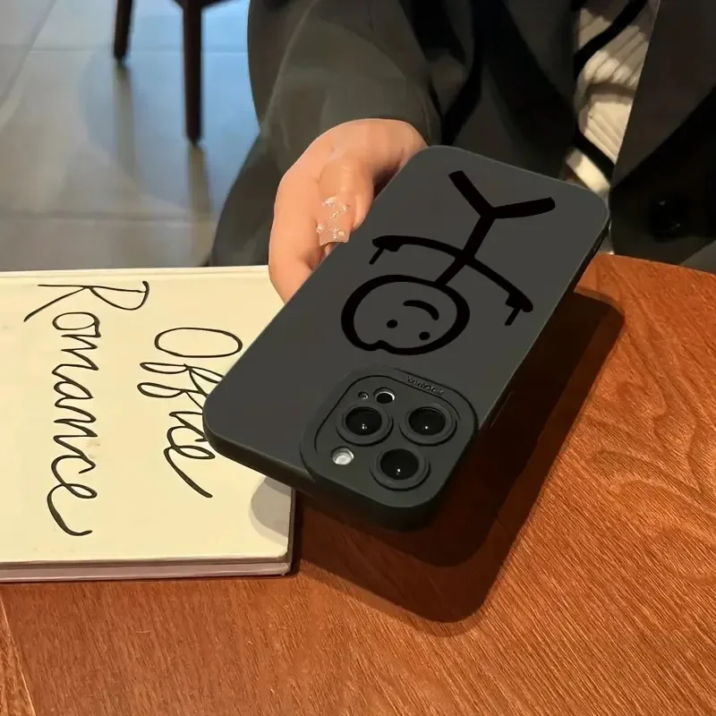 Cute Cartoon Matchman Matte Si - огляд і ціна Phone Accessories Iphone
