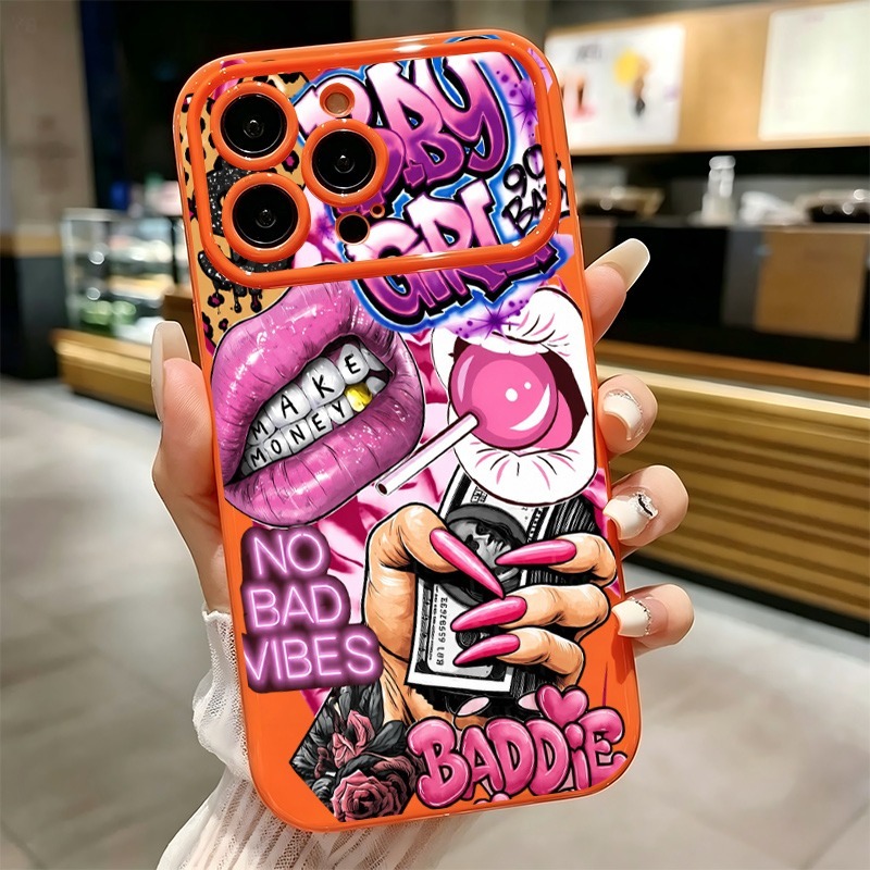 Hip Hop Pink Lips Baby Girl Gr - огляд і ціна Phone Accessories Iphone