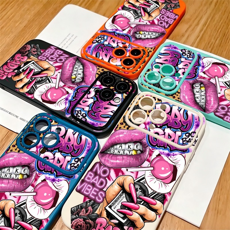 Hip Hop Pink Lips Baby Girl Gr - огляд і ціна Phone Accessories Iphone