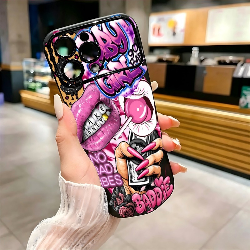 Hip Hop Pink Lips Baby Girl Gr - огляд і ціна Phone Accessories Iphone