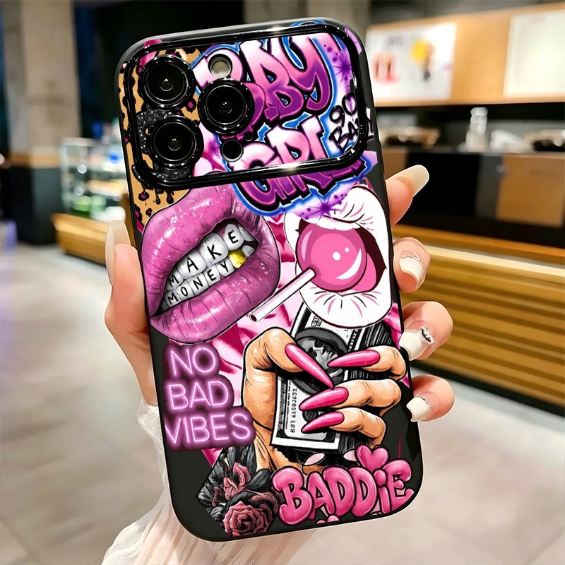 Hip Hop Pink Lips Baby Girl Gr - огляд і ціна Phone Accessories Iphone