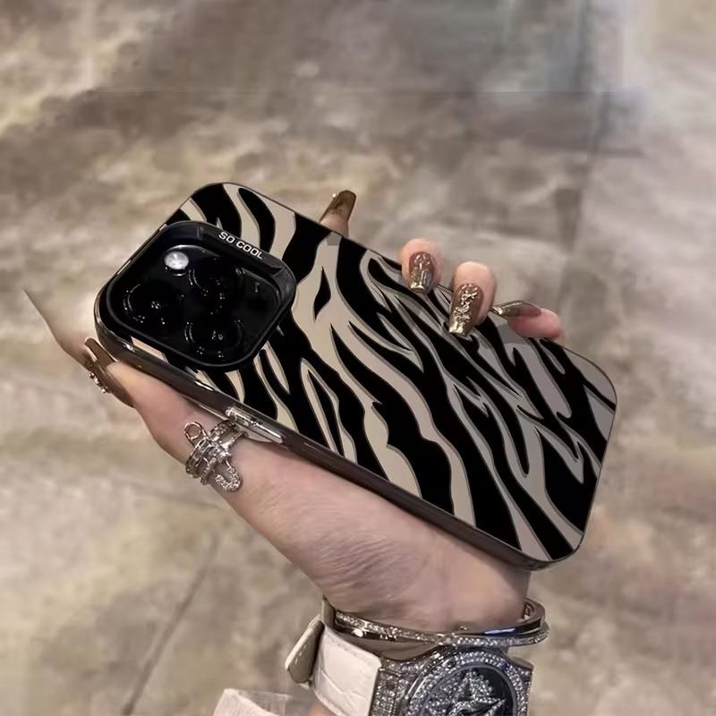 Zebra Pattern Black Advanced I - огляд і ціна Phone Accessories Iphone