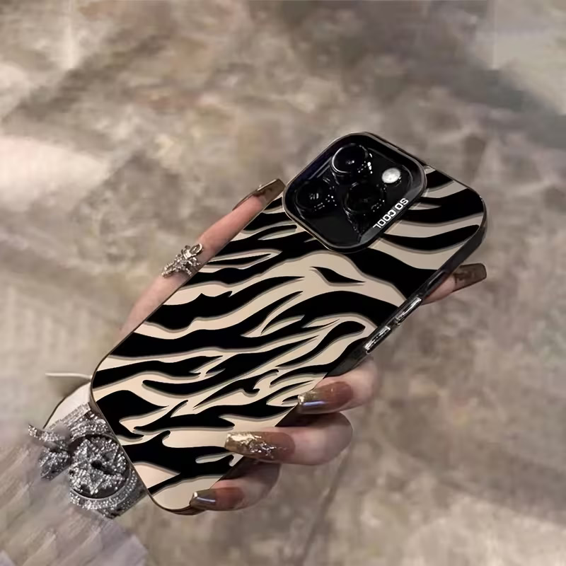 Zebra Pattern Black Advanced I - огляд і ціна Phone Accessories Iphone