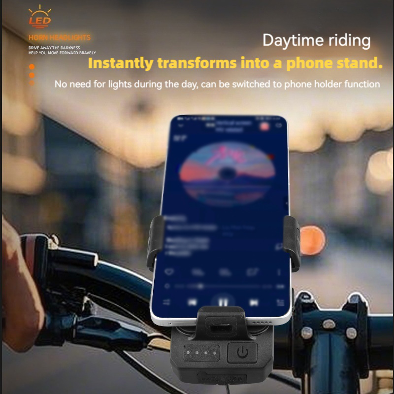 Bicycle Front Light with Horn  - огляд і ціна Phone Zone Accessories & Repair