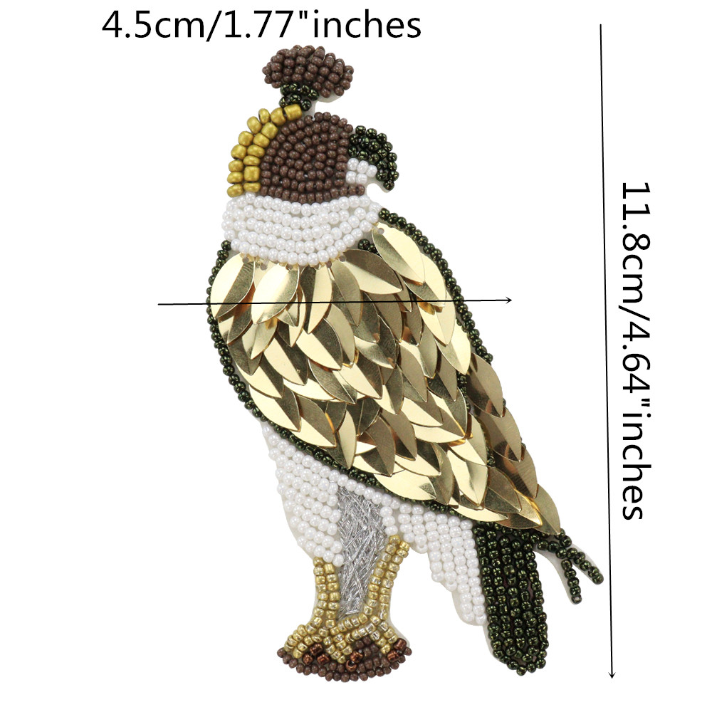 1Piece Hand-beaded Sequin Bird - огляд і ціна Phone Accessories Pictures