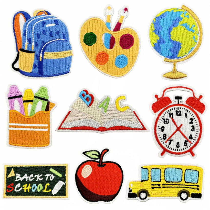 Back To School Bus Iron On Sew - огляд і ціна Phone Accessories Pictures