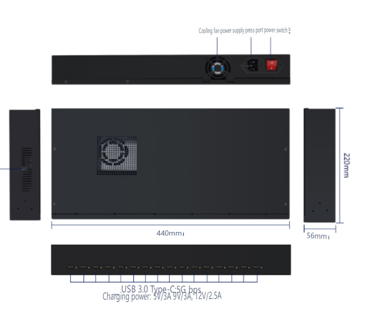 HUB Splitter Multi-Port Expans - огляд і ціна Usb C Hub