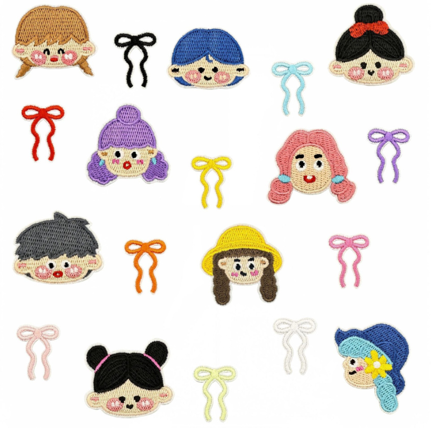 10 Pcs Boy Girls Bowknot Embro - огляд і ціна Phone Accessories Pictures