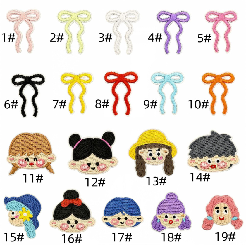 10 Pcs Boy Girls Bowknot Embro - огляд і ціна Phone Accessories Pictures
