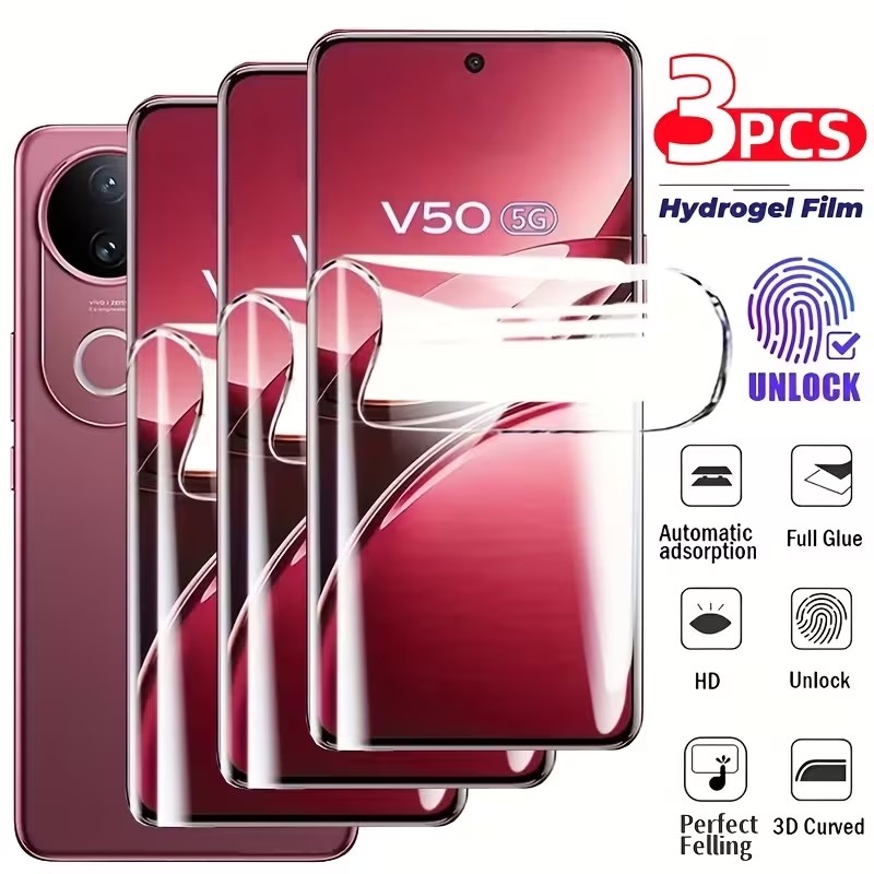 3Pcs Hydrogel Film For Vivo V2 - огляд і ціна Vivo V40