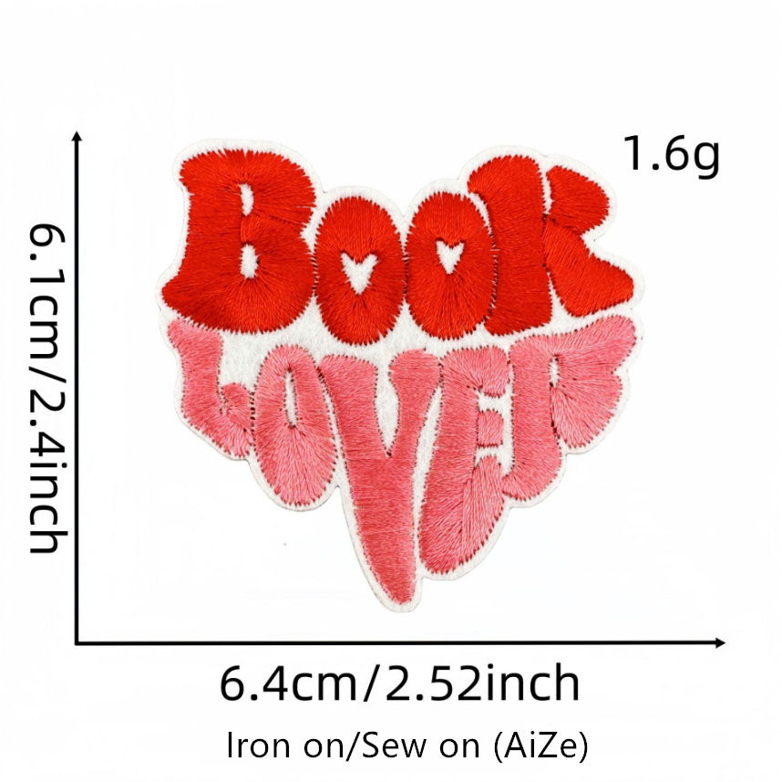 10 Pcs Books Iron On Sew On Em - огляд і ціна Phone Accessories Pictures