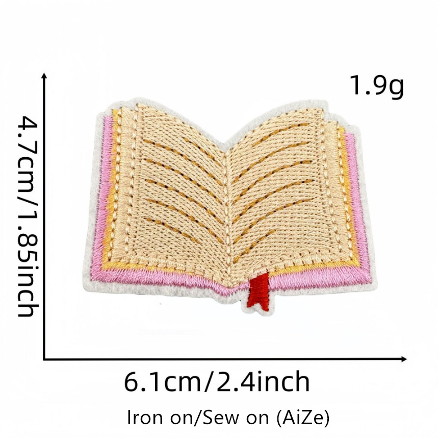 10 Pcs Books Iron On Sew On Em - огляд і ціна Phone Accessories Pictures