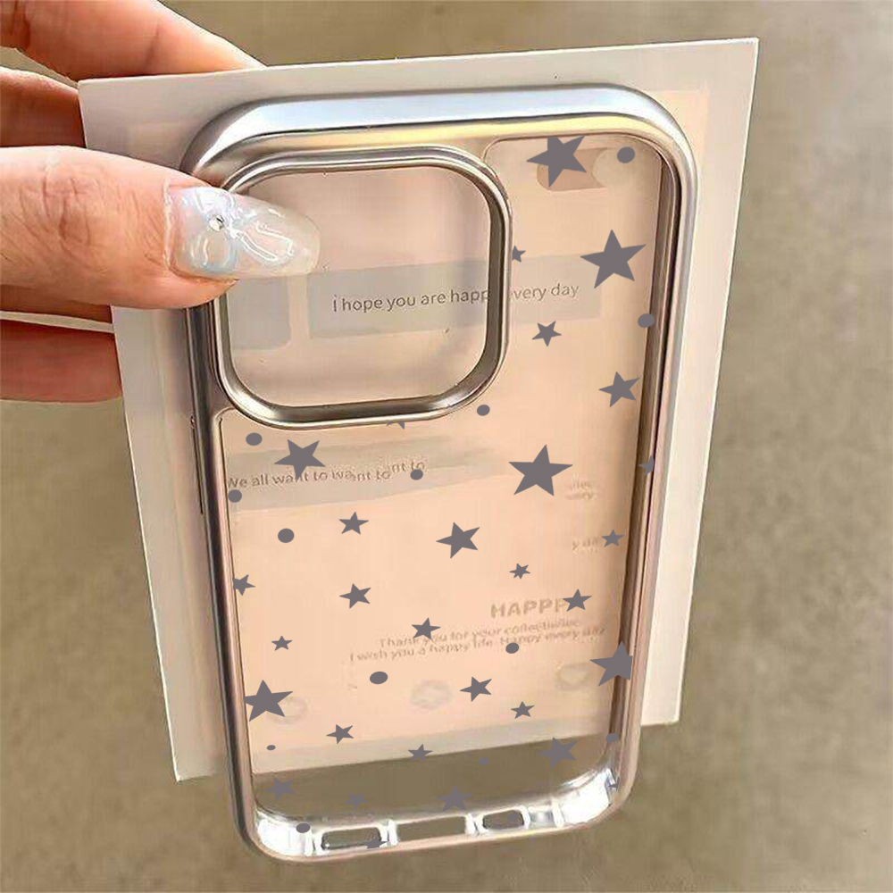Y2K Stars Fashion Clear Cases  - огляд і ціна Phone Accessories Iphone