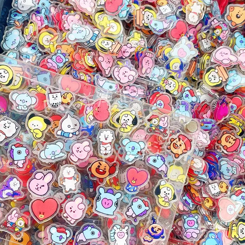 60PCS 2CM Kawaii BT21 Acrylic  - огляд і ціна Phone Accessories Toys