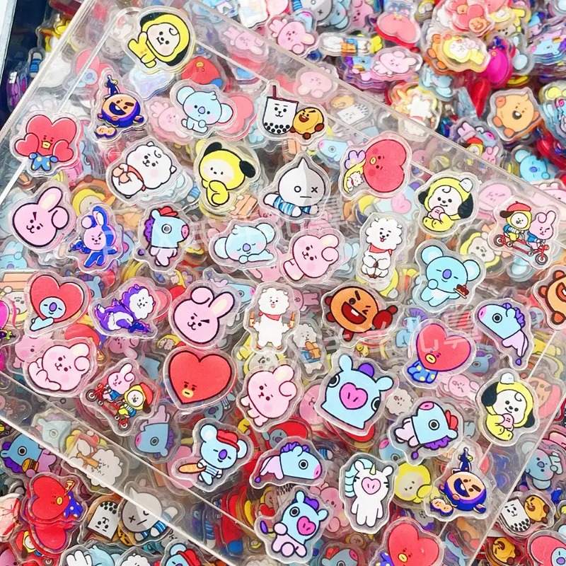 60PCS 2CM Kawaii BT21 Acrylic  - огляд і ціна Phone Accessories Toys