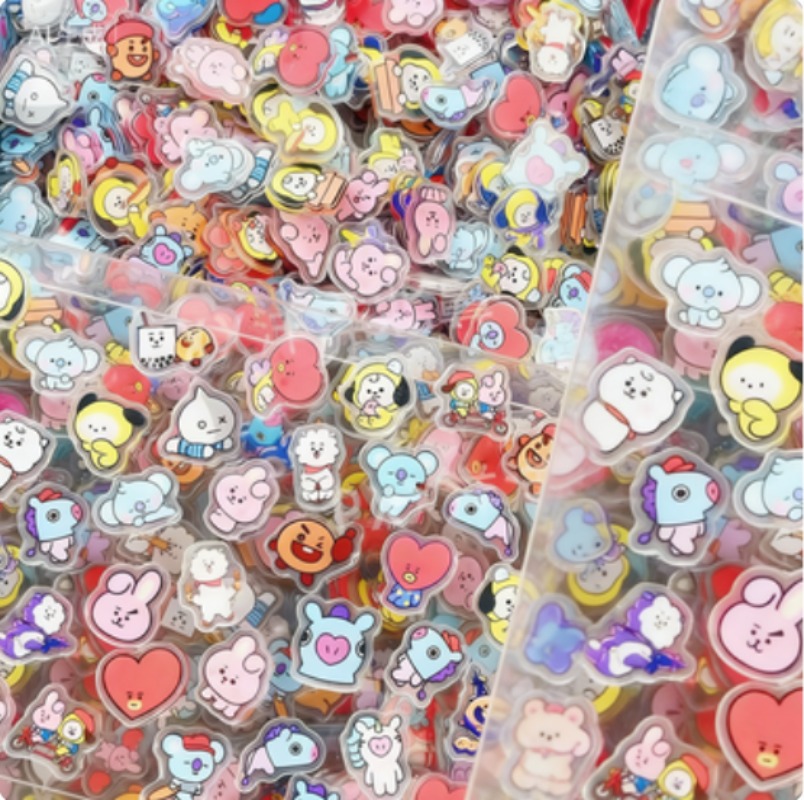 60PCS 2CM Kawaii BT21 Acrylic  - огляд і ціна Phone Accessories Toys