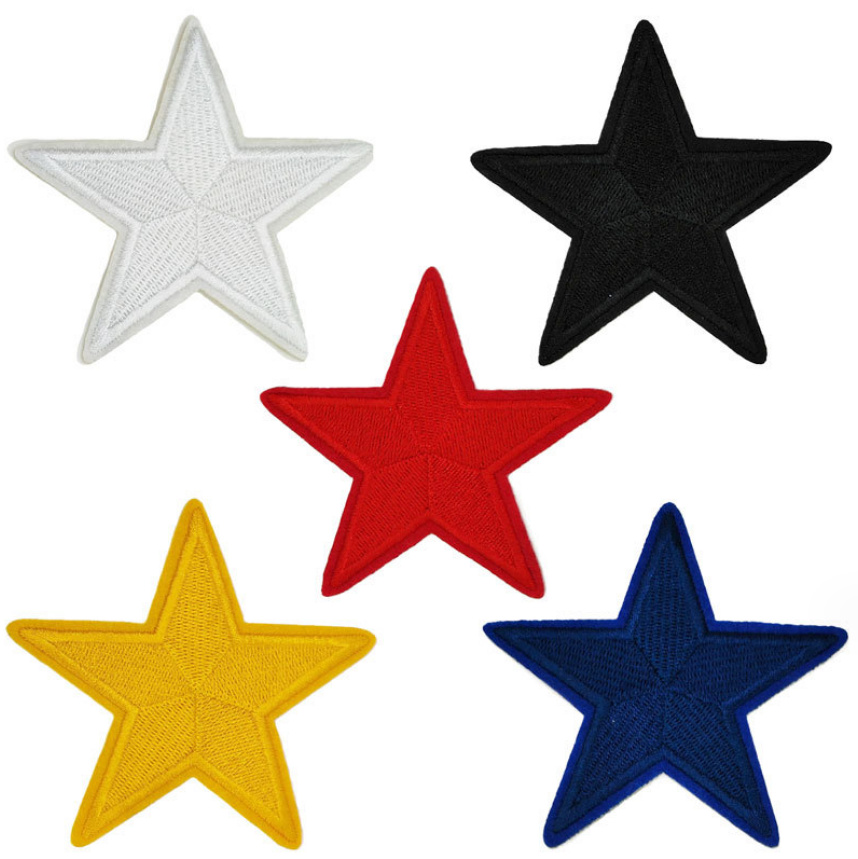 10 Pcs 9.4cm Big Star Embroide - огляд і ціна Phone Accessories Pictures